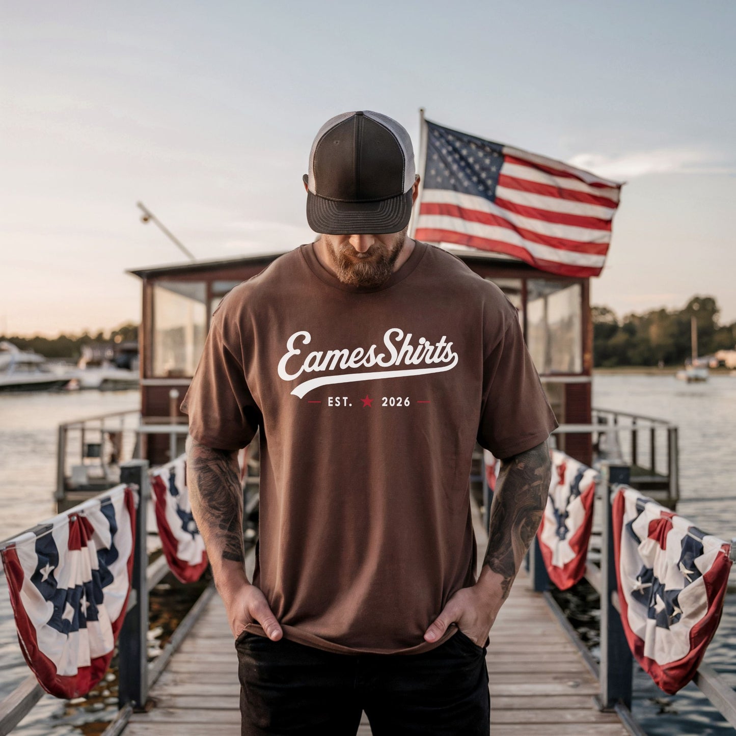 The EamesShirt™ Heritage Tee | American Pride. Utah Roots