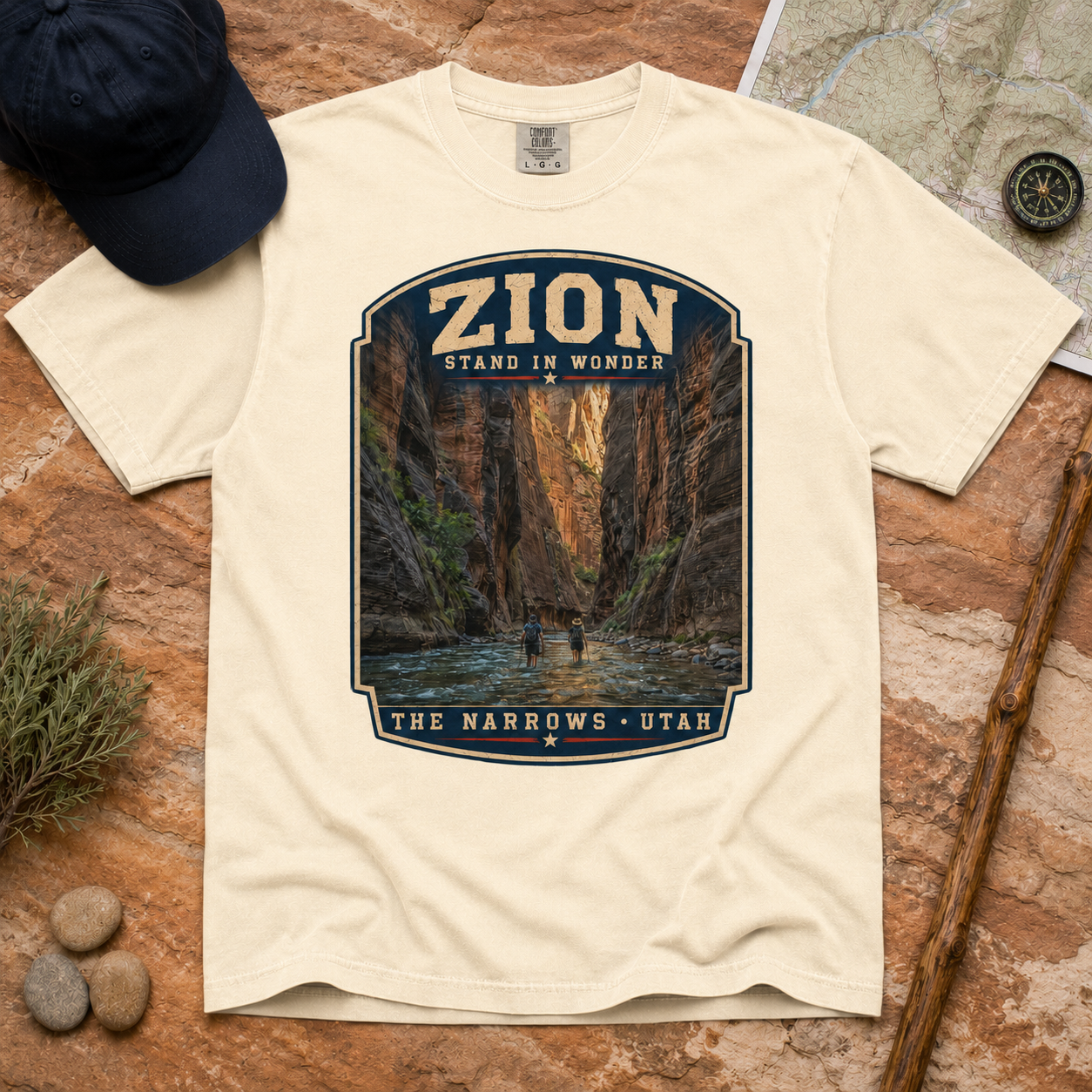 Stand in Wonder - Zion National Park "The Narrows" Tee