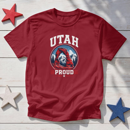 Utah Proud Delicate Arch T-Shirt – Arches National Park Souvenir Tee