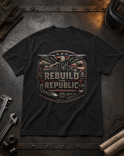 Rebuild the Republic Tee – American Reindustrialization