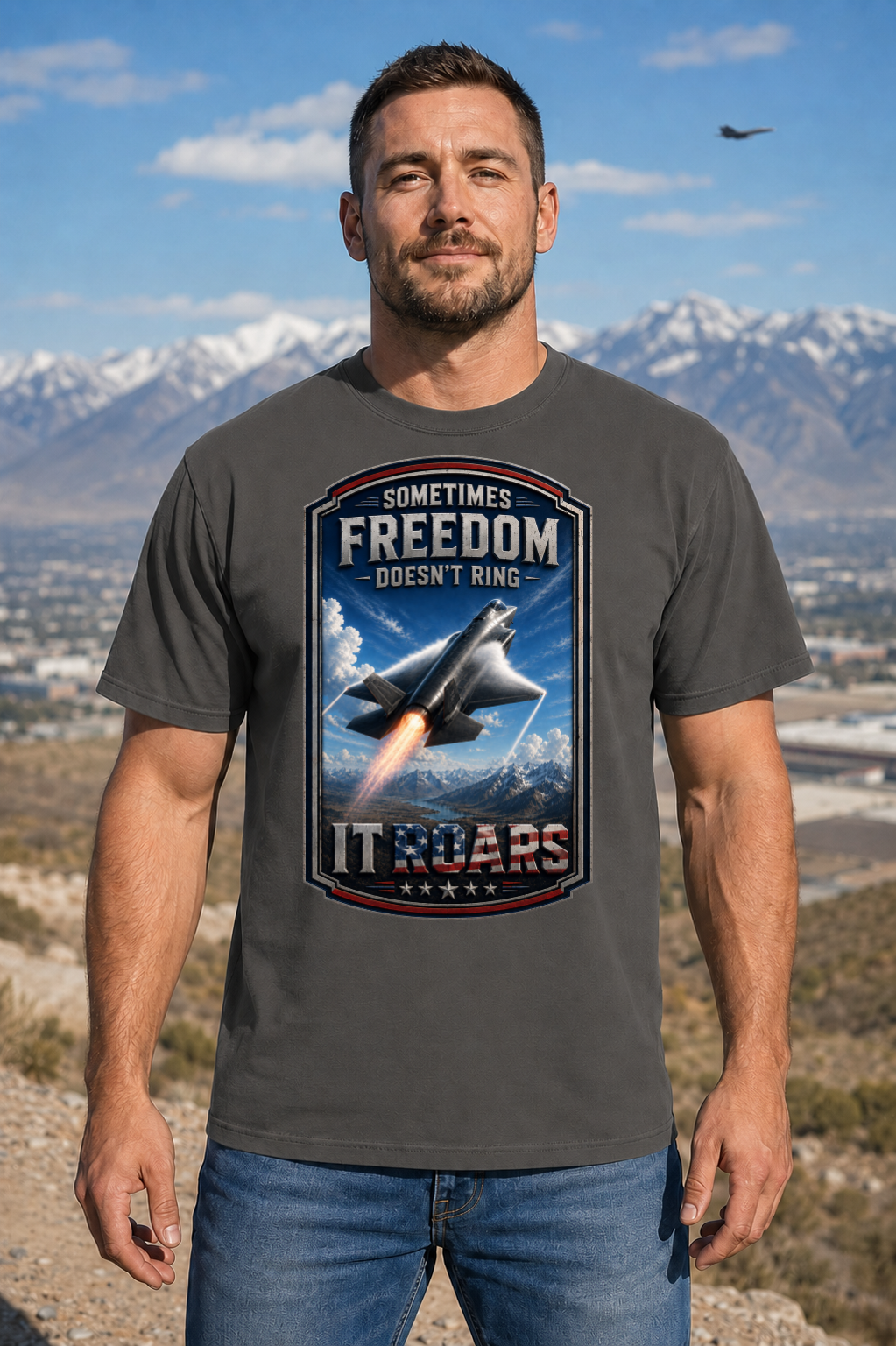 Sometimes Freedom Doesn’t Ring — It Roars Tee