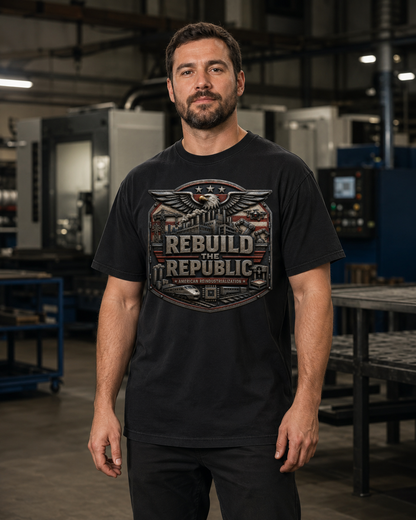 Rebuild the Republic Tee – American Reindustrialization