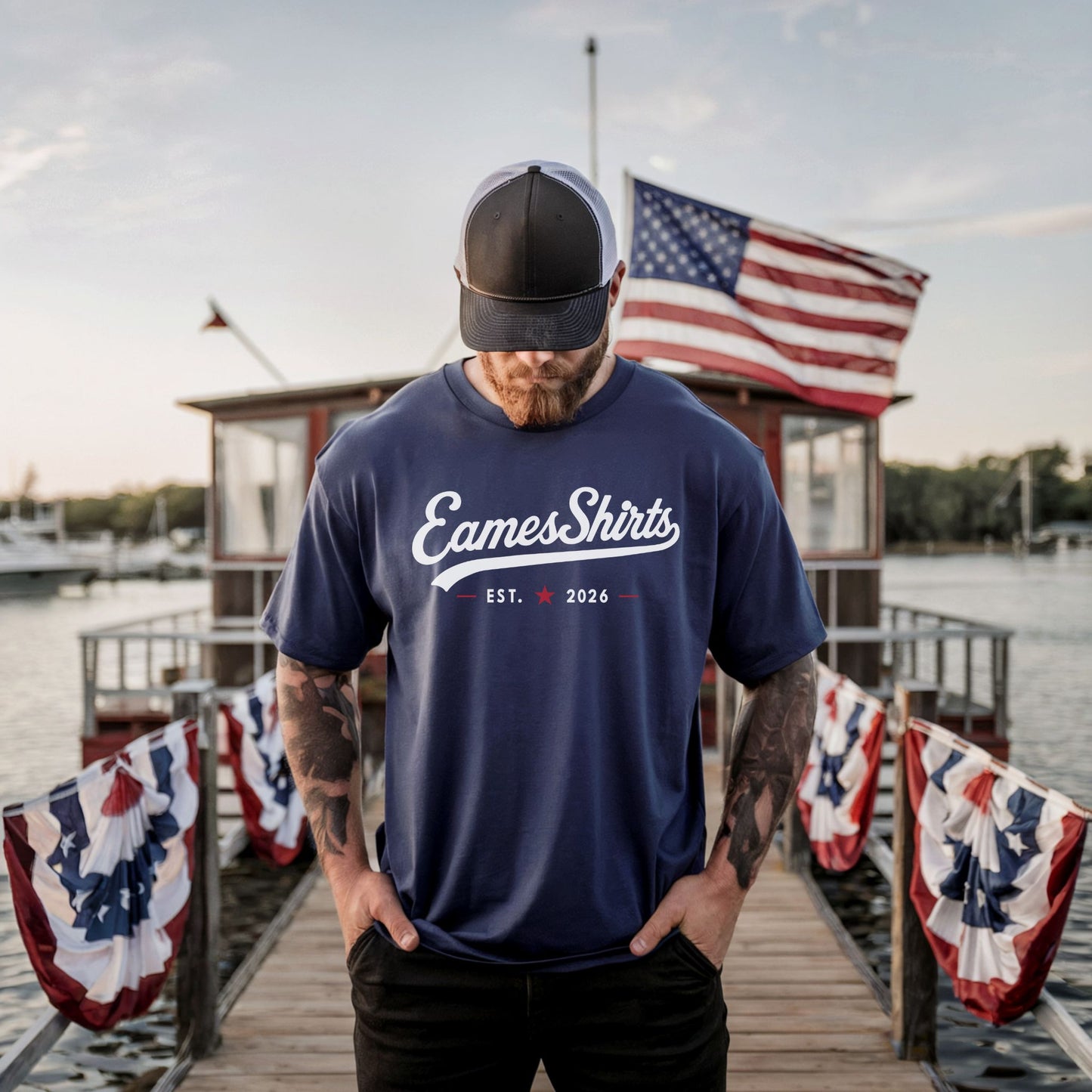 The EamesShirt™ Heritage Tee | American Pride. Utah Roots