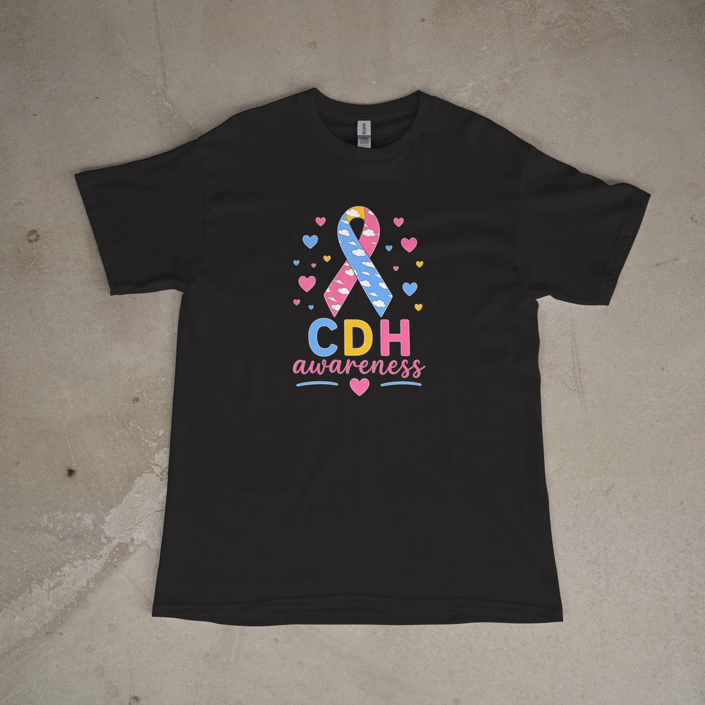 CDH Awareness T-Shirt – Congenital Diaphragmatic Hernia Support Warrior Tee