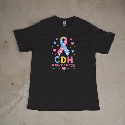 CDH Awareness T-Shirt – Congenital Diaphragmatic Hernia Support Warrior Tee