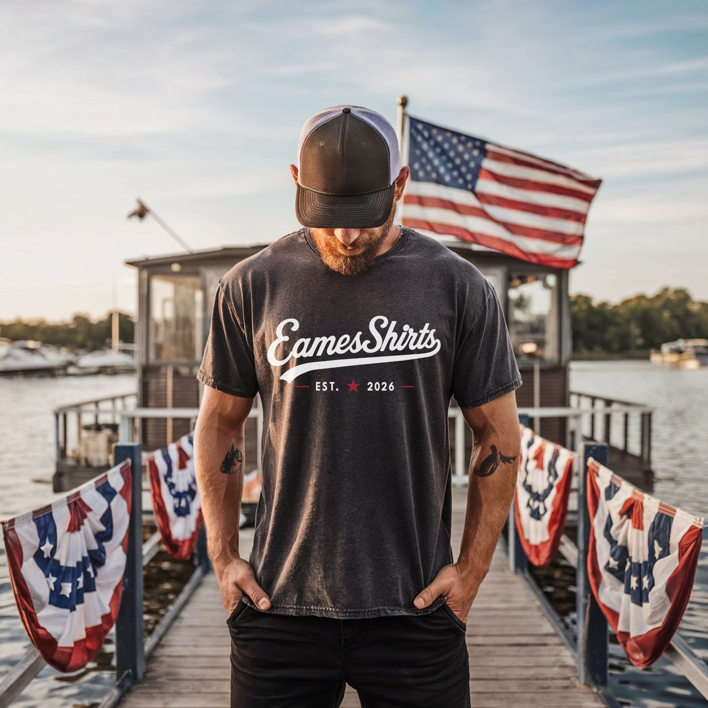 The EamesShirt™ Heritage Tee | American Pride. Utah Roots