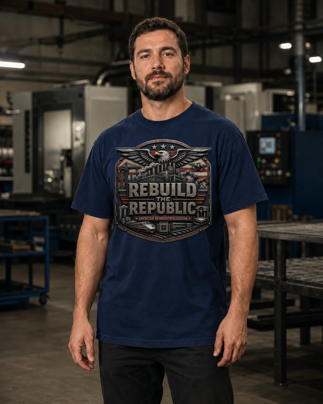 Rebuild the Republic Tee – American Reindustrialization