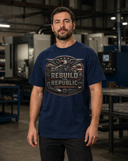 Rebuild the Republic Tee – American Reindustrialization