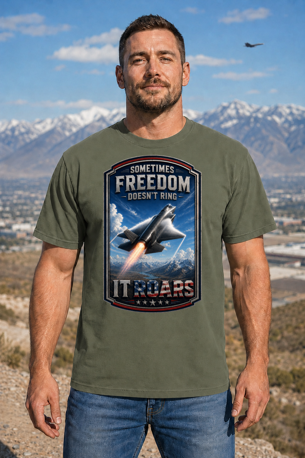 Sometimes Freedom Doesn’t Ring — It Roars Tee