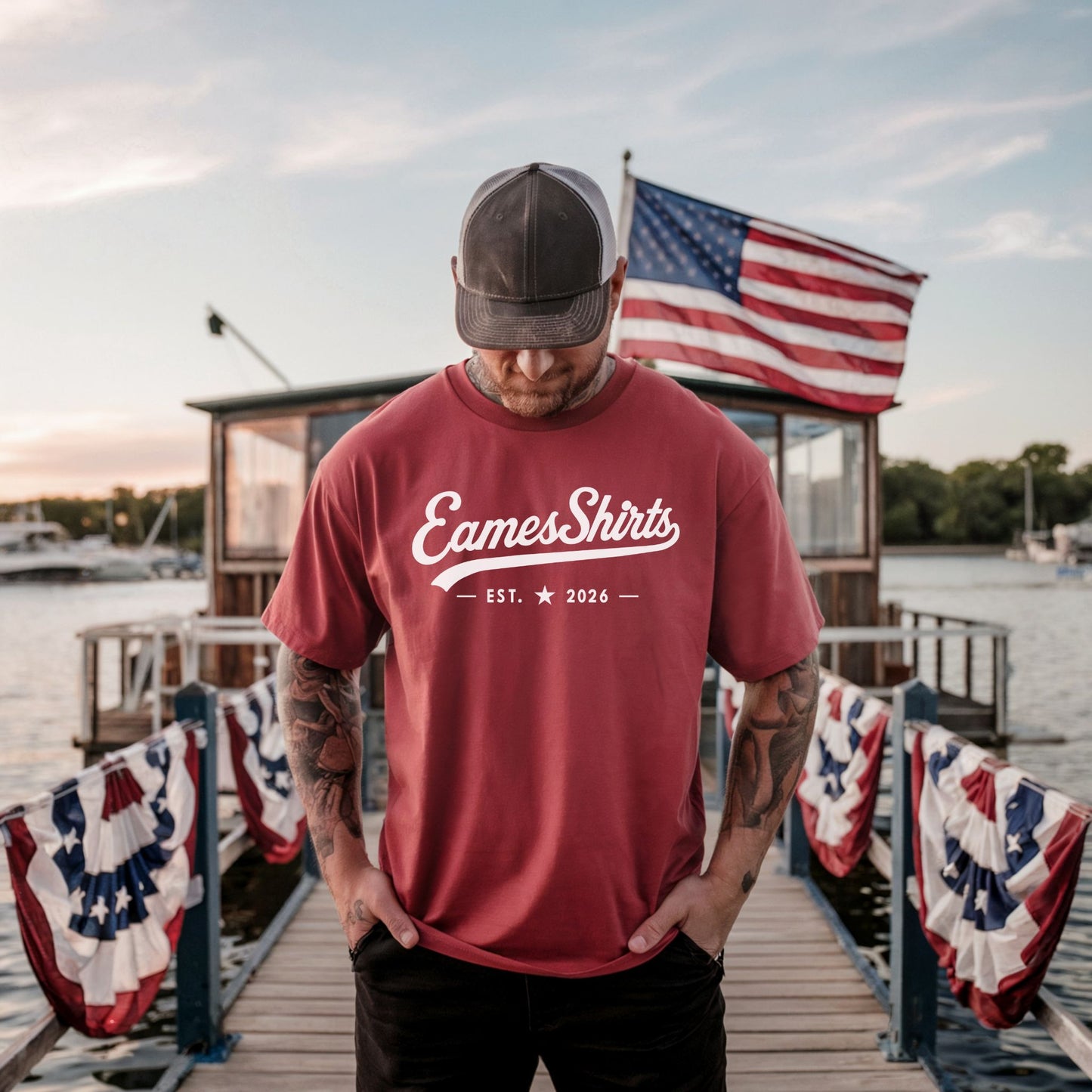 The EamesShirt™ Heritage Tee | American Pride. Utah Roots