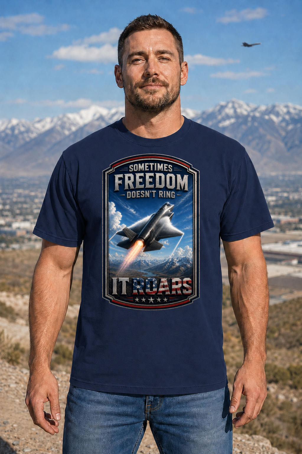 Sometimes Freedom Doesn’t Ring — It Roars Tee