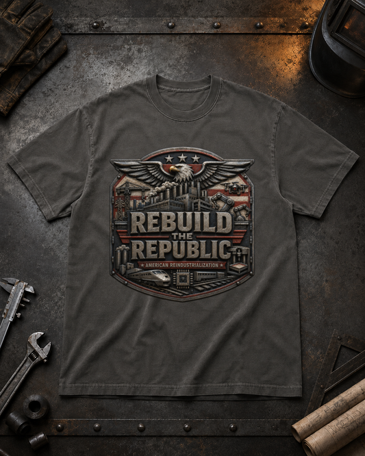 Rebuild the Republic Tee – American Reindustrialization