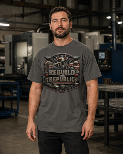 Rebuild the Republic Tee – American Reindustrialization