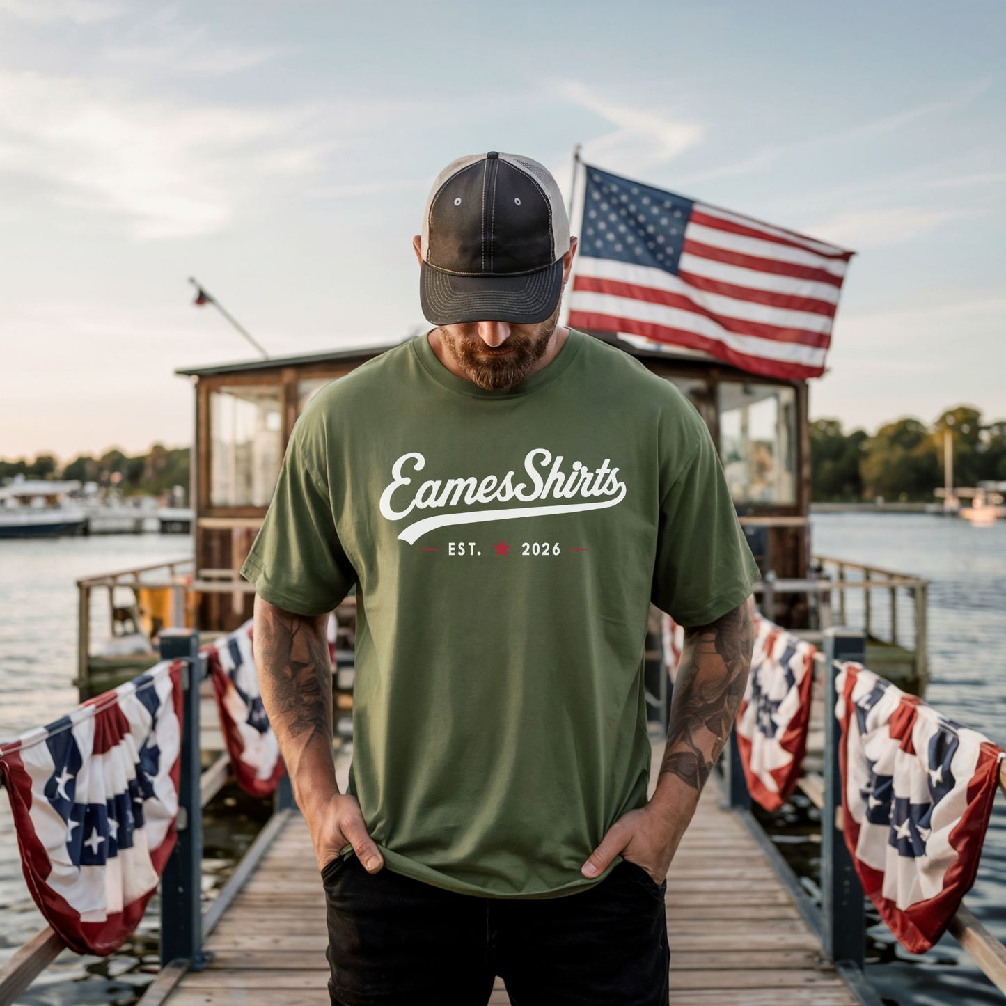 The EamesShirt™ Heritage Tee | American Pride. Utah Roots