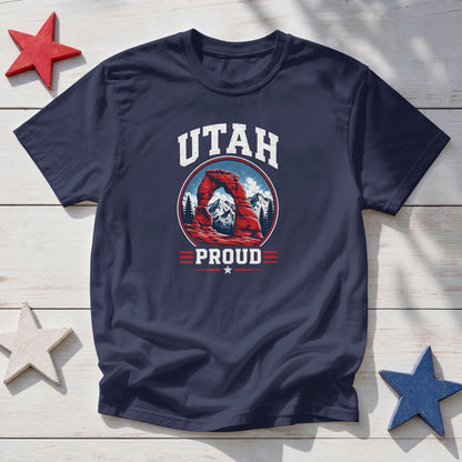 Utah Proud Delicate Arch T-Shirt – Arches National Park Souvenir Tee