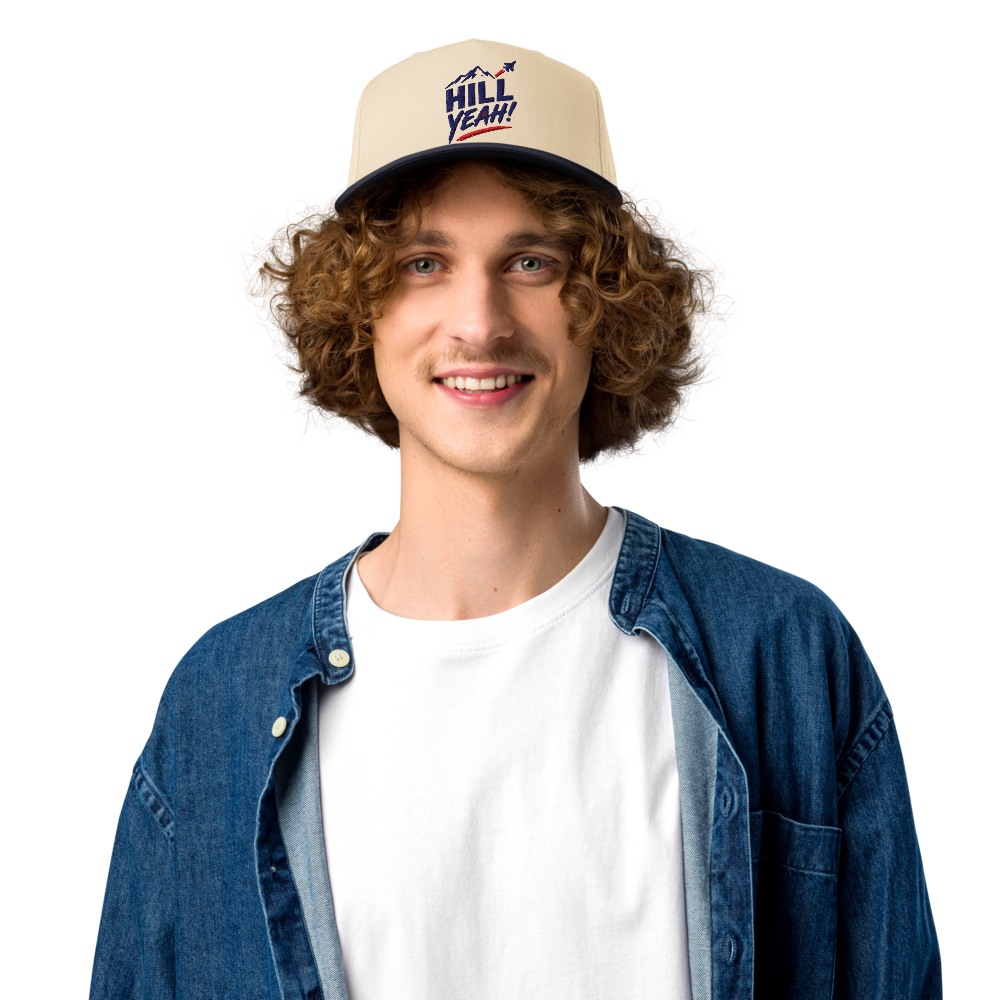 Hill Yeah! Hill AFB Mid-Profile Baseball Cap – Utah Air Force Patriotic Hat