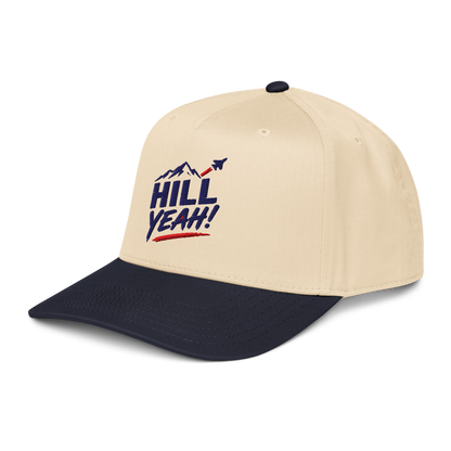 Hill Yeah! Hill AFB Mid-Profile Baseball Cap – Utah Air Force Patriotic Hat