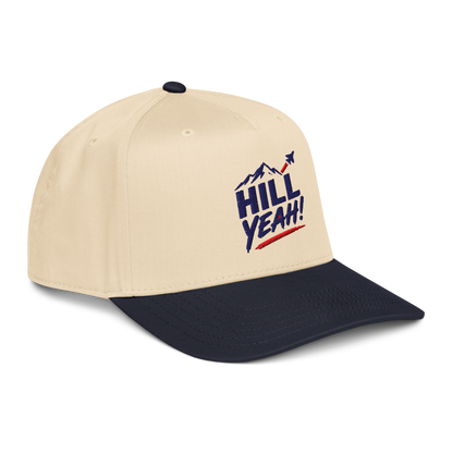 Hill Yeah! Hill AFB Mid-Profile Baseball Cap – Utah Air Force Patriotic Hat