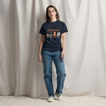 Growth Cycle of the Utah Trafficonus T-Shirt – Funny Utah 5th Season Construction Tee