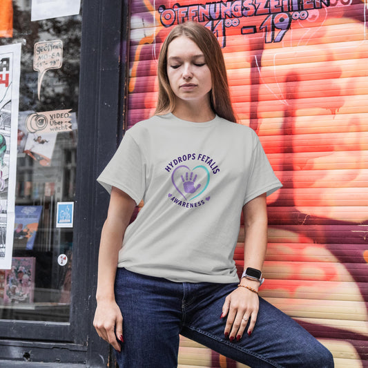Hydrops Fetalis Awareness T-Shirt – Baby Loss Support NICU Warrior Tee