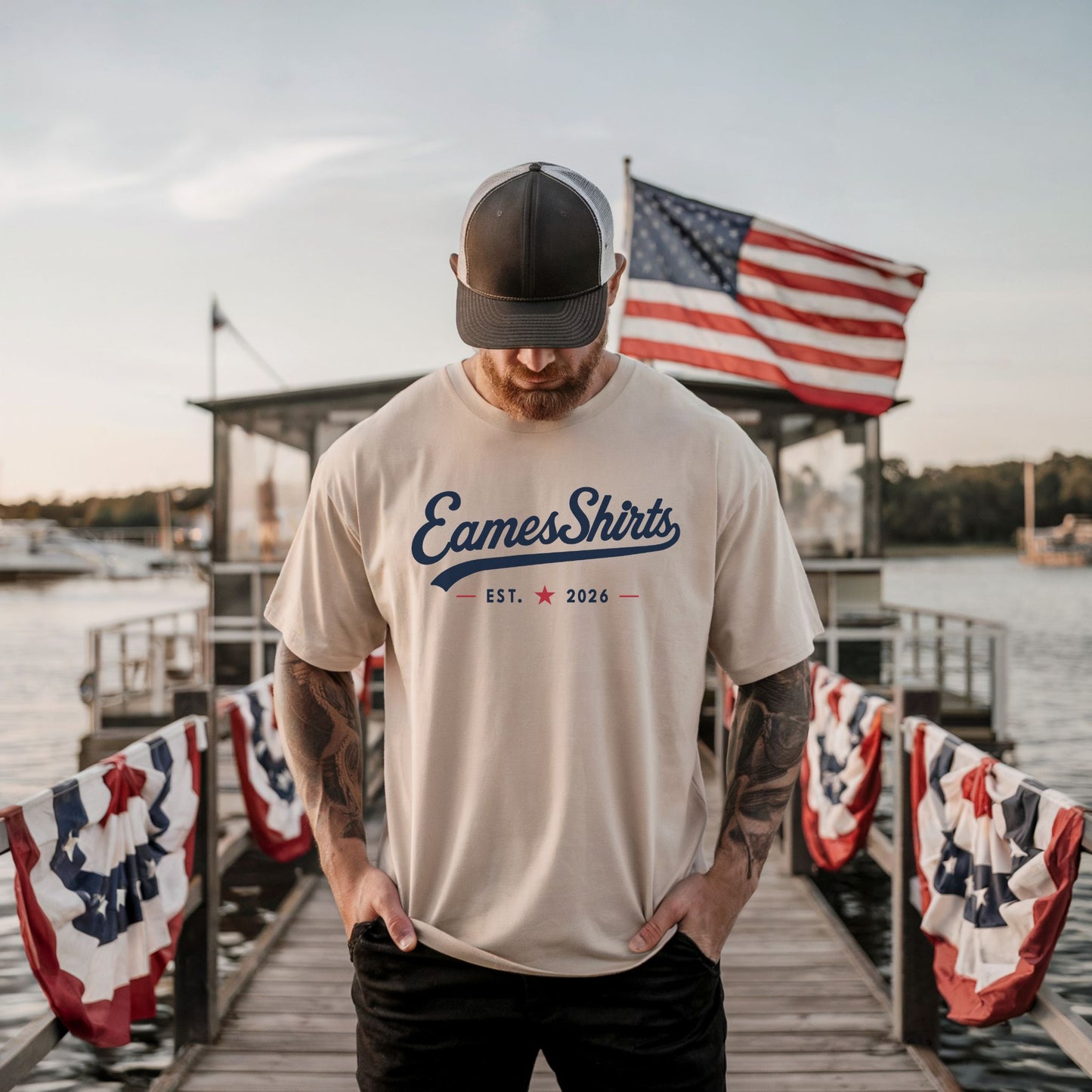 The EamesShirt™ Heritage Tee | American Pride. Utah Roots