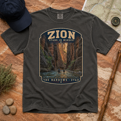Stand in Wonder - Zion National Park "The Narrows" Tee