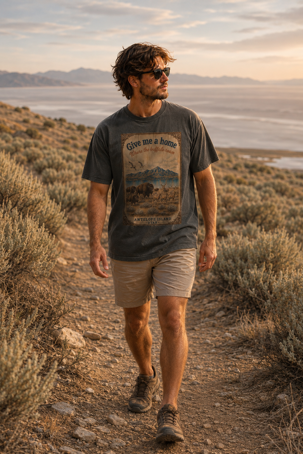 Give Me A Home Antelope Island Tee – Comfort Colors 1717