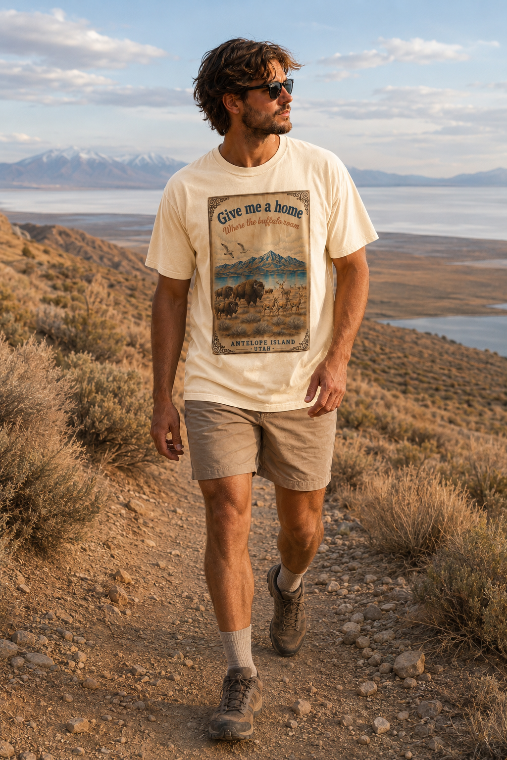 Give Me A Home Antelope Island Tee – Comfort Colors 1717