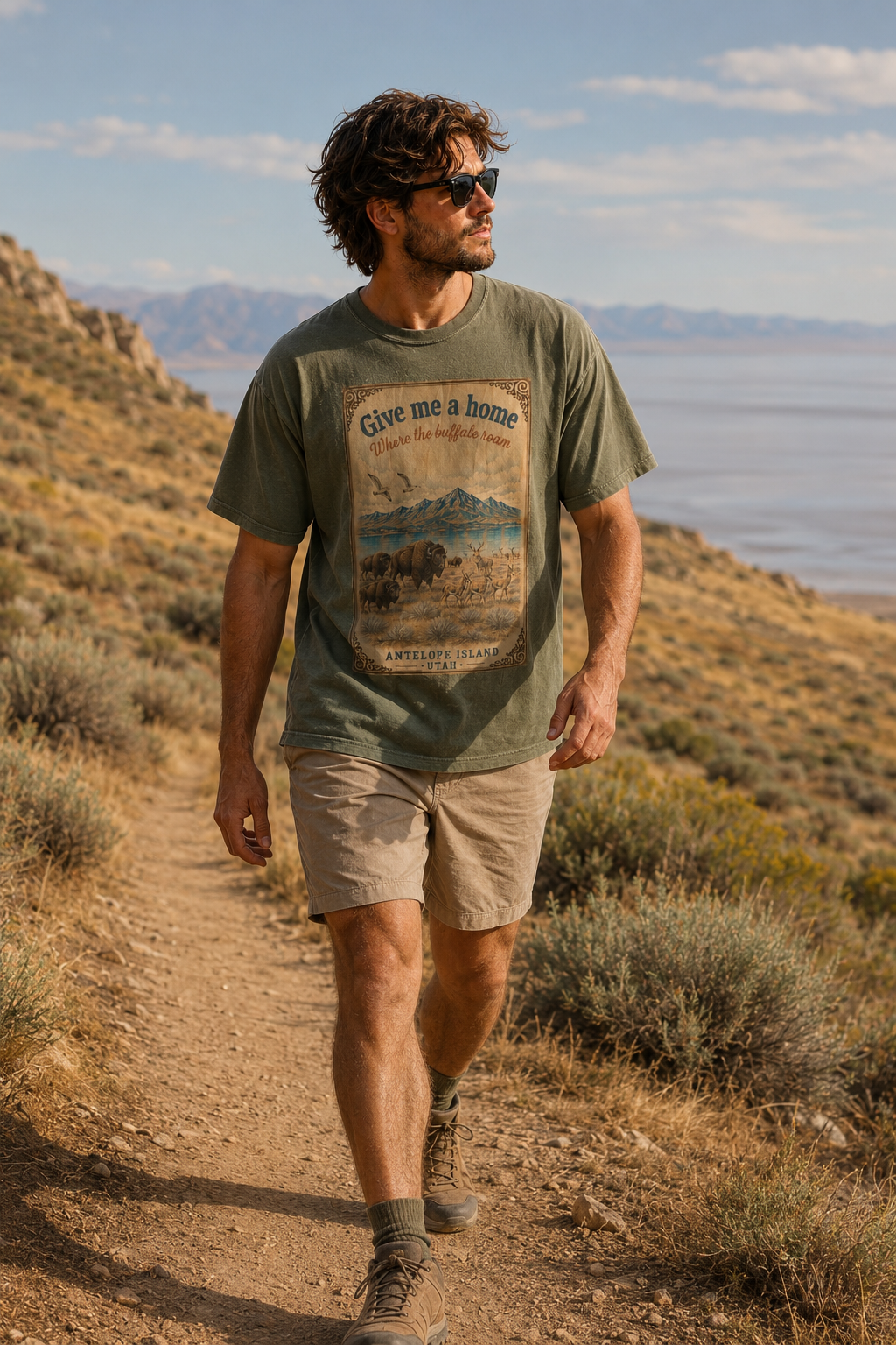 Give Me A Home Antelope Island Tee – Comfort Colors 1717