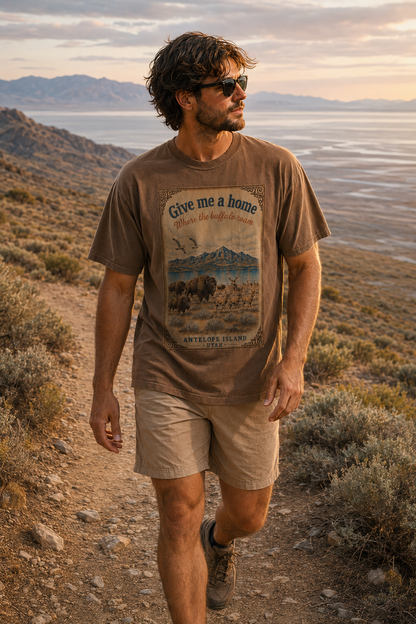Give Me A Home Antelope Island Tee – Comfort Colors 1717