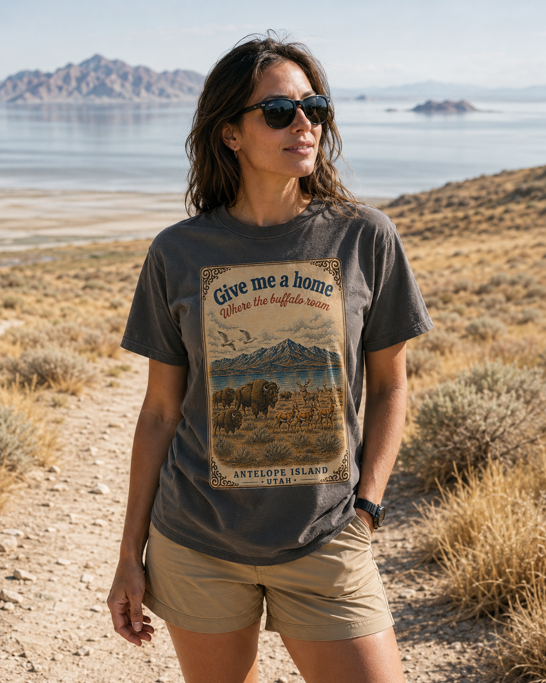 Give Me A Home Antelope Island Tee – Comfort Colors 1717