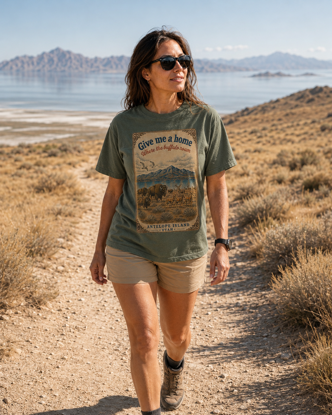 Give Me A Home Antelope Island Tee – Comfort Colors 1717