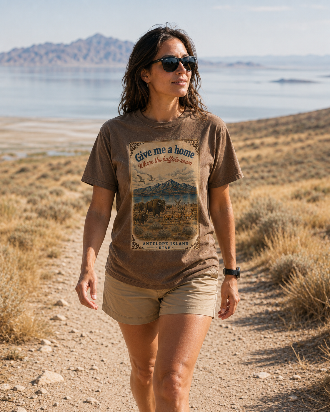 Give Me A Home Antelope Island Tee – Comfort Colors 1717