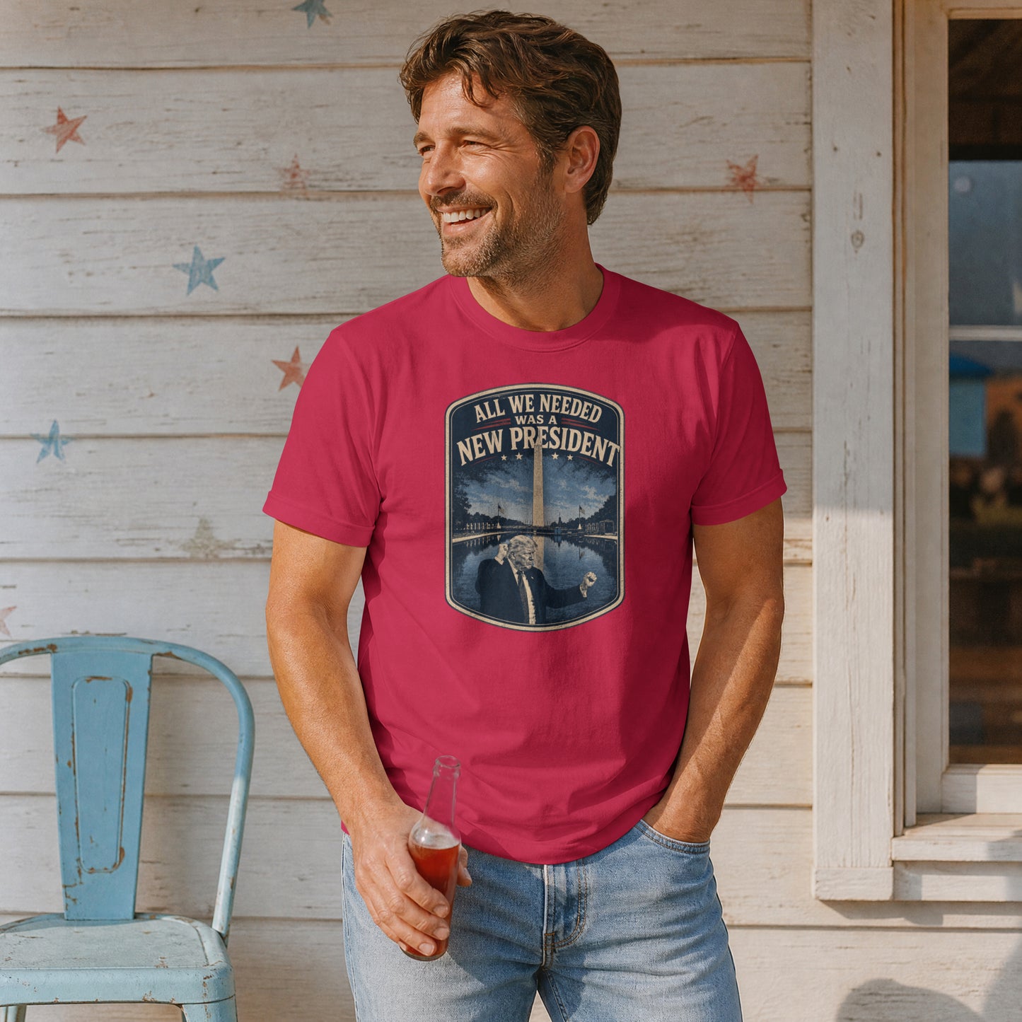 All We Needed Was A New President T-Shirt – Patriotic American Pride USA Tee
