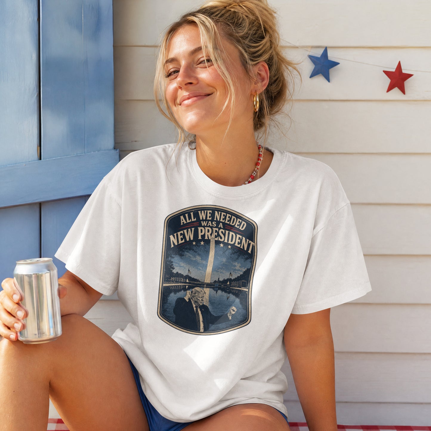 All We Needed Was A New President T-Shirt – Patriotic American Pride USA Tee