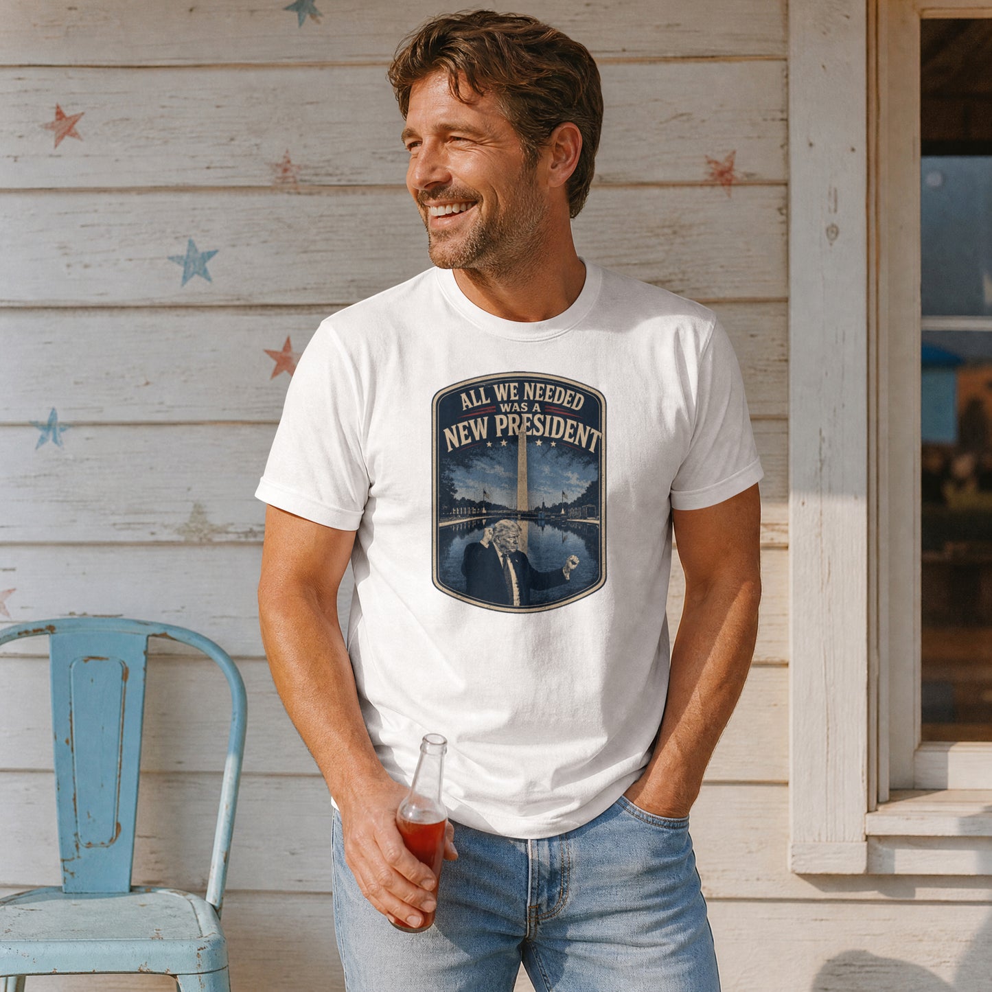 All We Needed Was A New President T-Shirt – Patriotic American Pride USA Tee