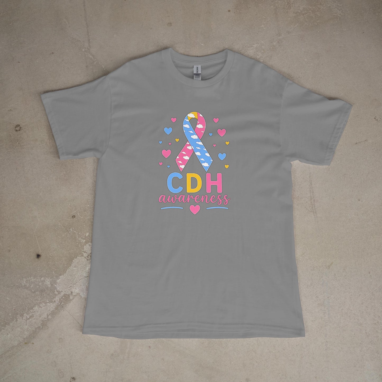 CDH Awareness T-Shirt – Congenital Diaphragmatic Hernia Support Warrior Tee