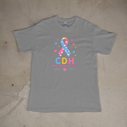 CDH Awareness T-Shirt – Congenital Diaphragmatic Hernia Support Warrior Tee