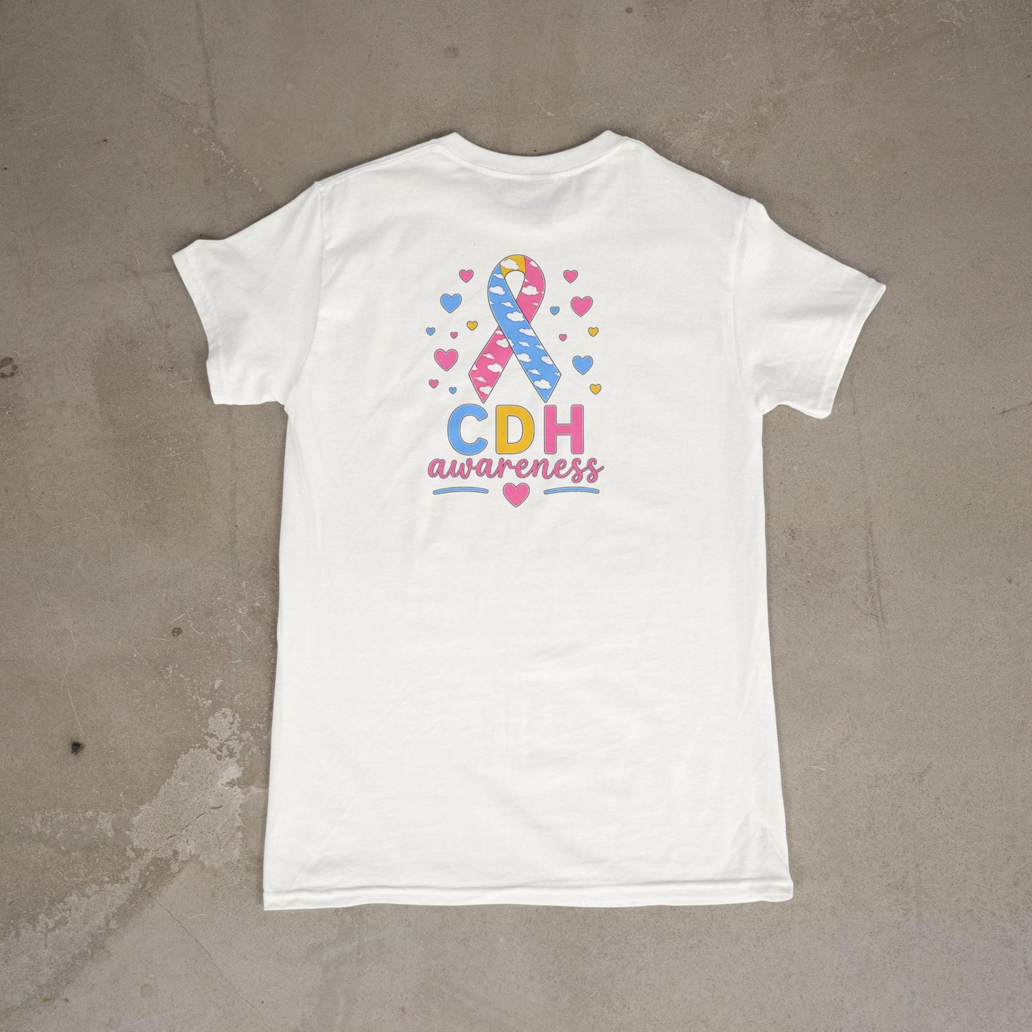 CDH Awareness T-Shirt – Congenital Diaphragmatic Hernia Support Warrior Tee