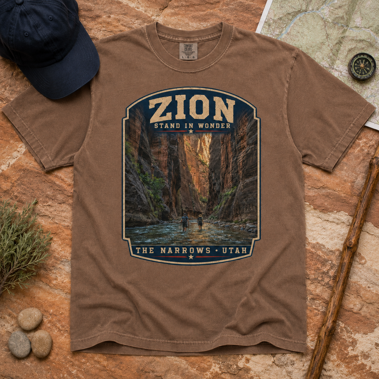 Stand in Wonder - Zion National Park "The Narrows" Tee